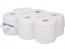 Купить luscan professional туалетная бумага для диспенсера 2-х слойная 170 м 12 шт. 368529