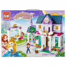 Купить конструктор enlighten brick замок принцессы с фигурками (422 детали) brick2608