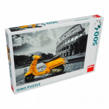Купить dino пазл скутер на фоне колизея (500 элементов) 502314