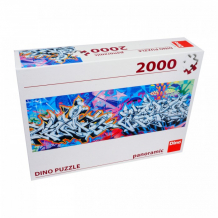Купить dino панорамный пазл граффити (2000 элементов) 562011