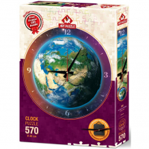 Купить art puzzle часы-пазл время для мира (570 деталей) 5002