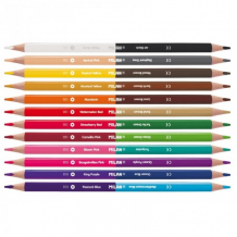 Купить milan карандаши цветные двухсторонние трехгранные 24 цвета 12 шт. 07112312 1116762
