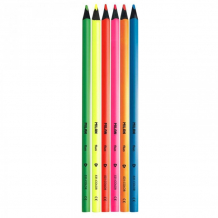 Купить milan карандаши цветные флуоресцентные 6 цветов 0752306 1035364