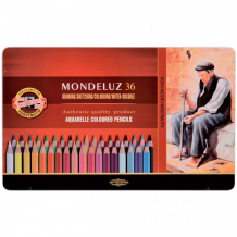 Купить koh-i-noor набор карандашей акварельных mondeluz 36 цветов 3725/36