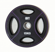 Купить original fittools диск для штанги олимпийский полиуретановый 15 кг ft-dpu-15