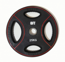 Купить original fittools диск для штанги олимпийский полиуретановый 25 кг ft-dpu-25