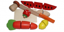 Купить деревянная игрушка mapacha набор продукты 76625