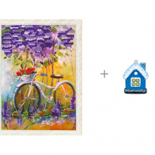 Купить color kit картина из пайеток под сиренью и комплект для творчества домик шар-папье 