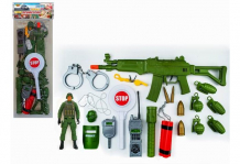 Купить yako игровой набор военный 21 предмет m9212 m9212