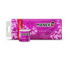 Купить maneki бумага туалетная sakura гладкая с ароматом сакуры 3 слоя 10 рулонов 4895228900265