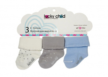 Купить lucky child носки детские для мальчика 3 шт. н-1м/3шт