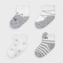 Купить mayoral newborn носки для девочки (4 пары) 9306 9306