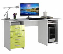Купить mf master стол компьютерный милан 6 глянец (основание белое) мст-сдм-06-б