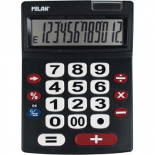 Купить milan калькулятор настольный полноразмерный 12 разрядов 151712bl 