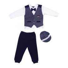 Купить mini world комплект для мальчика (кофта, брюки и шапка) mw14403-1