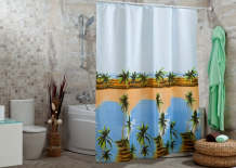 Купить miranda шторы для ванн полиэстер hawaii 180х200 см mrd.01.m10065