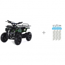 Купить motax квадроцикл на бензине atv mini grizlik х-16 cо светоотражающими наклейками треугольник sport 