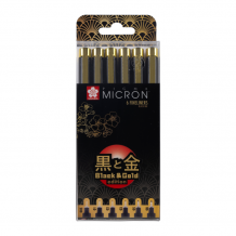 Купить sakura набор капиллярных ручек pigma micron gold limited edition 6 шт. 
