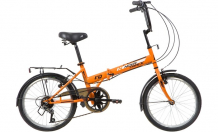 Купить велосипед двухколесный novatrack tg30 складной 6 скоростей 20" 20nftg306pv.