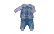 Купить папитто комплект из кофточки и штанишек для мальчика fashion jeans 581-05 581-05