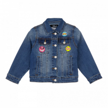 Купить playtoday куртка детская текстильная джинсовая для девочек 12142965 12142965