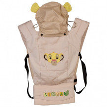 Купить рюкзак-кенгуру polini disney baby король лев с вышивкой 0002165-3