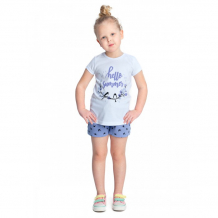 Купить веселый малыш комплект для девочек (шорты, футболка) ласточки 361/330/ла