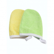 Купить мочалка yummyki рукавичка для купания 22х12 см 2 шт. bma111