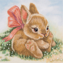 Купить набор для вышивания panna "живая картина" крольчонок, 9х9 см ( id 10022666 )