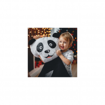 Купить плед ручной работы ligra "панда", с росписью лап ( id 10441050 )