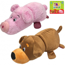 Купить мягкая игрушка-вывернушка 1toy собака-свинья, 35 см ( id 10465458 )