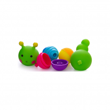 Купить развивающая игрушка lalaboom гусеница, 8 предметов ( id 10619874 )