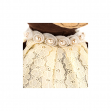 Купить мягкая игрушка orange choco & milk мишка milk в кружевном платье, 25 см ( id 10694649 )