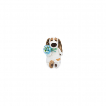 Купить мягкая игрушка budi basa собака бартоломей с букетом, 27см ( id 10747761 )