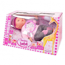 Купить кукла abtoys "bambina bebe" с живой мимикой и звуковыми эффектами, 40 см ( id 10809669 )