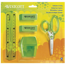Купить канцелярский набор westcott 5 предметов, зеленый ( id 11049861 )