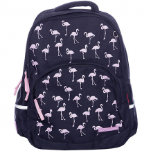 Купить рюкзак brunovisconti «фламинго», черный ( id 11236314 )