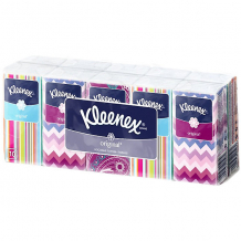 Купить носовые платочки kleenex original, упаковка 10 штук ( id 11375497 )