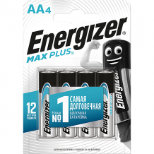 Купить батарейки алкалиновые energizer "max plus", тип аа/lr6, 1,5 v, 4 шт ( id 12470441 )