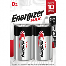 Купить батарейки алкалиновые energizer "max", тип d/lr20, 1,5 v, 2 шт ( id 12470447 )