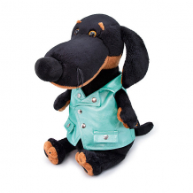 Купить мягкая игрушка budi basa собака ваксон в зеленой рокерской жилетке, 29 см ( id 12781293 )