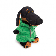 Купить мягкая игрушка budi basa собака ваксон в зеленой куртке "b&co", 29 см ( id 12781430 )