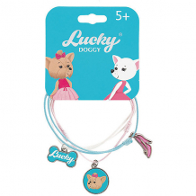 Купить верёвочный браслет orange lucky doggy, с йорком ( id 12812571 )