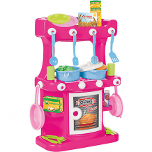Купить игровой набор pilsan kitchen set "кухонный", розовый ( id 12951882 )