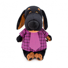 Купить мягкая игрушка budi basa собака ваксон в рубашке и галстуке, 29 см ( id 12977760 )