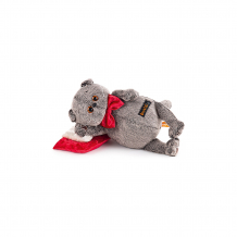 Купить мягкая игрушка budi basa кот басик на бархатной подушке, 26 см ( id 12977896 )