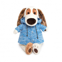 Купить мягкая игрушка budi basa собака бартоломей в голубой куртке, 33 см ( id 12978190 )