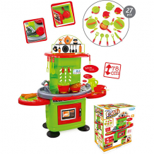 Купить игровой набор mochtoys "кухня", со столиком, свет и звук, 27 предметов ( id 12989617 )