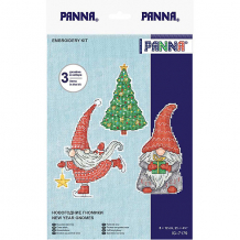 Купить набор для вышивания panna "новогодние гномики" ( id 13103185 )