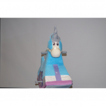 Купить детская качалка paremo "единорог голубой" ( id 13406595 )